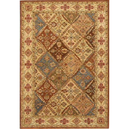 Safavieh Heritage Hand Tufted Rectangle RugBeige & Beige 12 x 15 ft. HG316A-1215